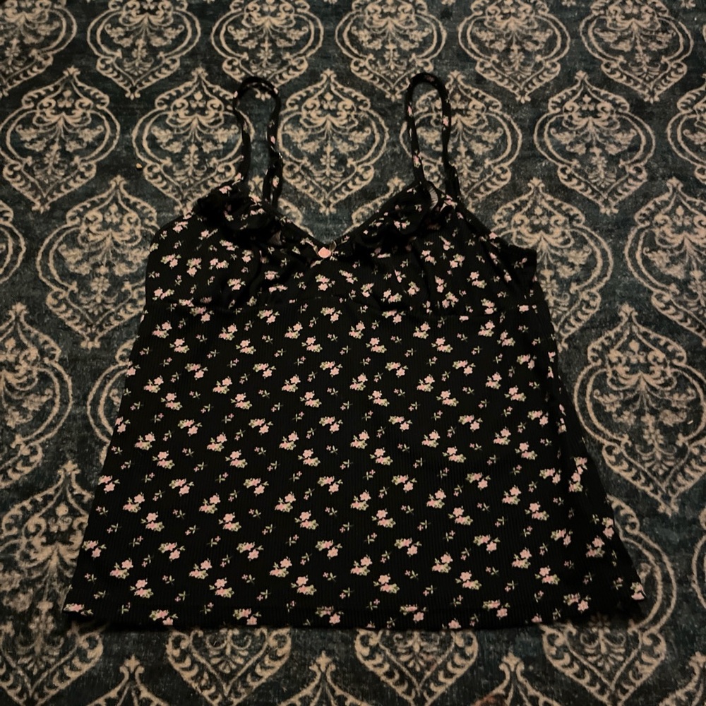 Sugar Black Floral Camisole